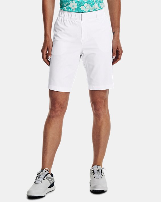 Damen UA Links Shorts, White, pdpMainDesktop image number 0